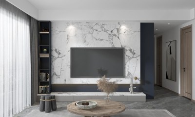 现代家居客厅3D模型下载